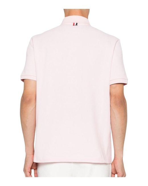 Thom Browne Pink Solid Polo for men