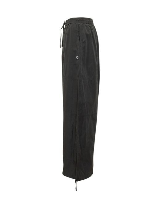 KENZO Black Relaxed Drawstring Pants