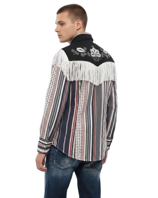 DSquared² Blue Regular Shirt for men