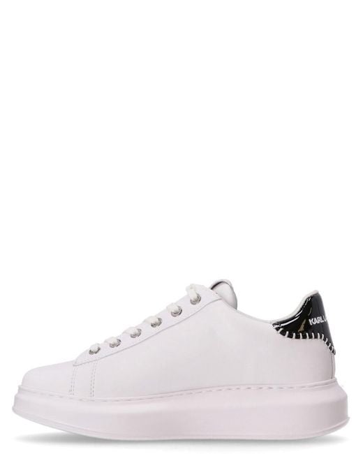 Karl Lagerfeld White Logo Sneakers