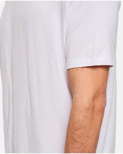 Paul Smith White Basic T-Shirt 3 Pack for men