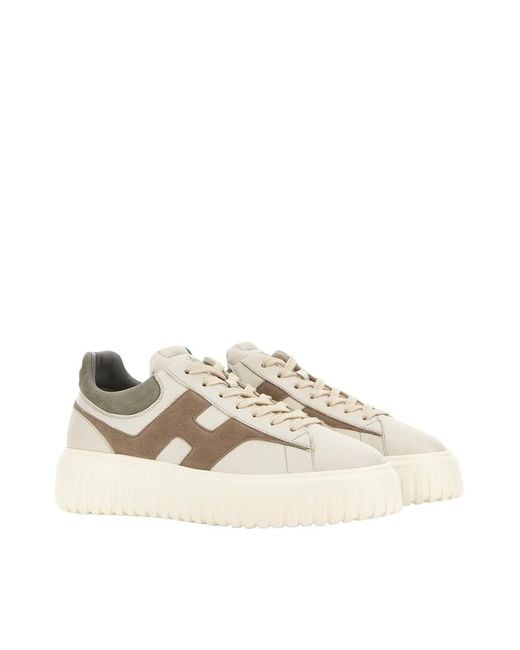 Hogan Natural Solid Sneakers for men