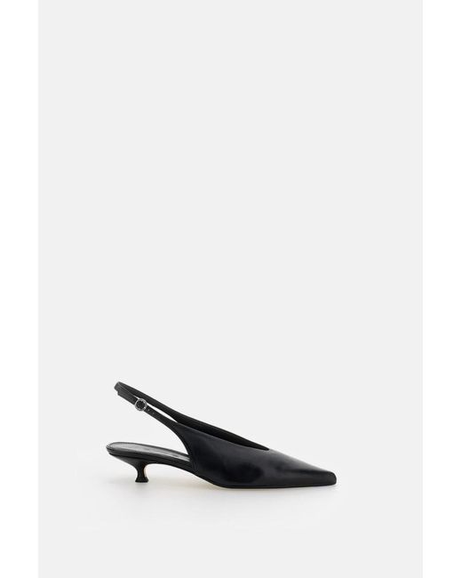 Aeyde White Camila Nappa Leather