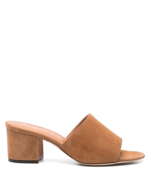Via Roma 15 Brown Slip On Heels