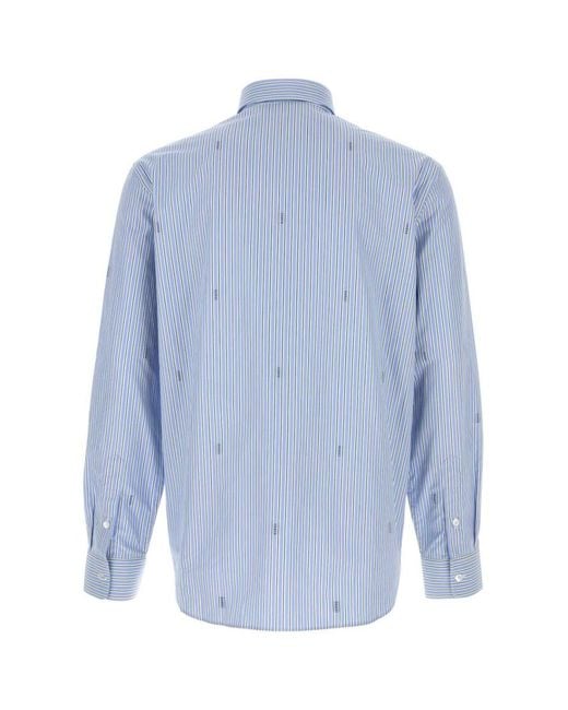 Gucci Blue Regular Shirts for men