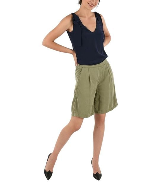 Woolrich Green Solid Shorts