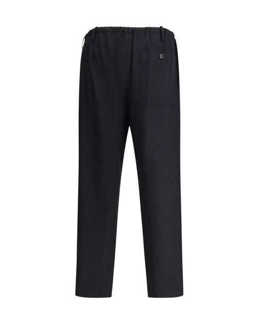 Dries Van Noten Blue Wool Pants for men