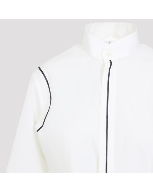 MM6 by Maison Martin Margiela White Panelled Shirt