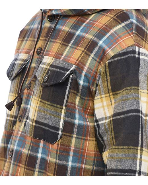 DSquared² Brown Check Overshirt for men