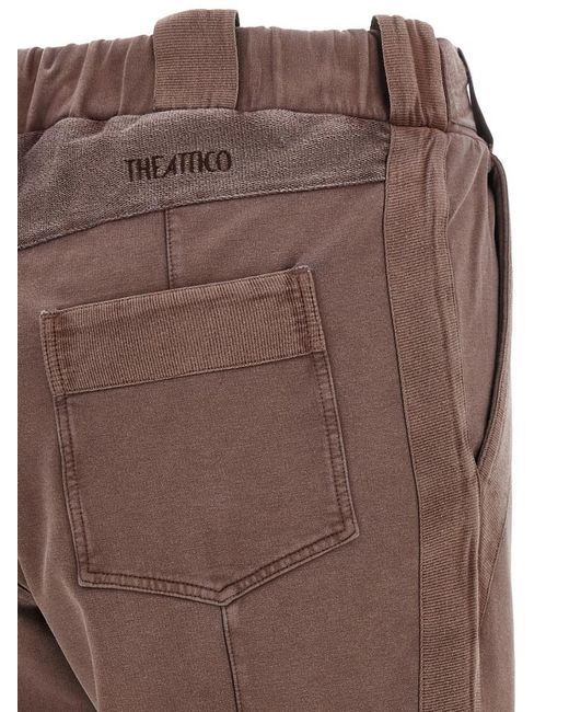 The Attico Brown Regular Drawstring Pants