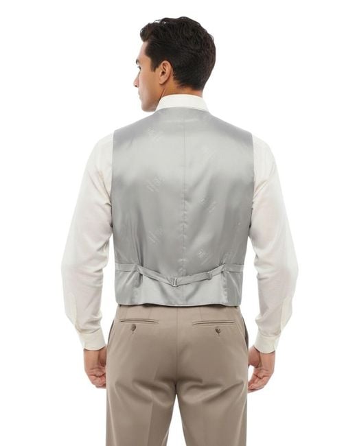 Corneliani White Five Button Waistcoat for men