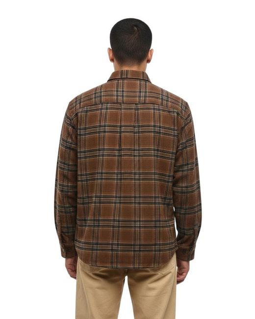 DSquared² Brown Regular Check Shirt for men