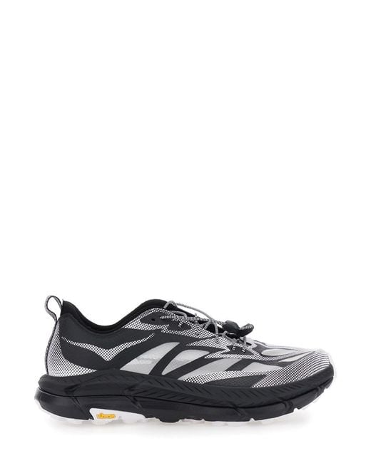 Hoka One One White Drawstring Sneakers for men