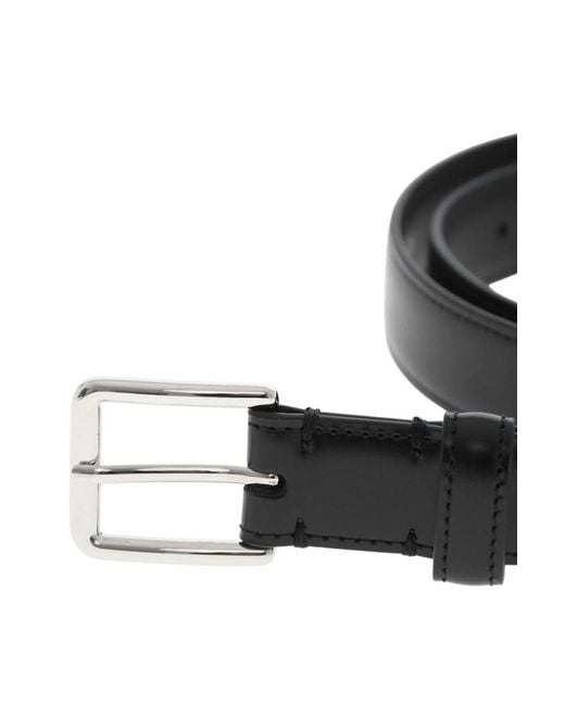 DSquared² White Solid Formal Belt for men