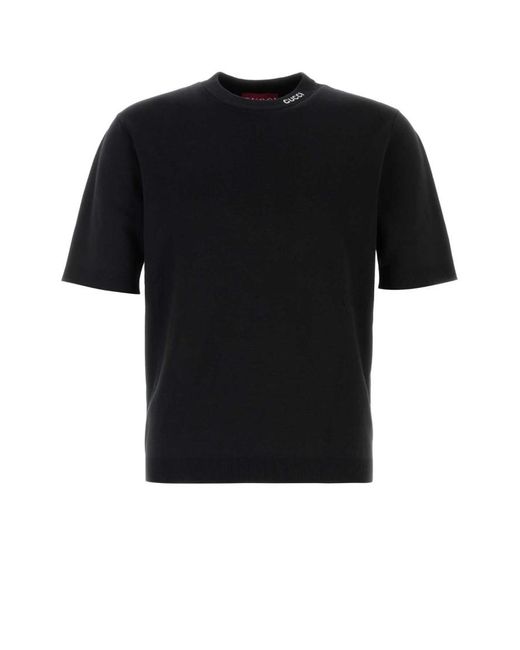 Gucci Black Silk Blend Sweater for men