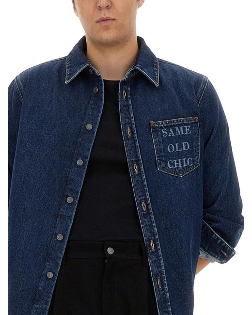 Moschino Blue Same Old Chic' Shirt for men