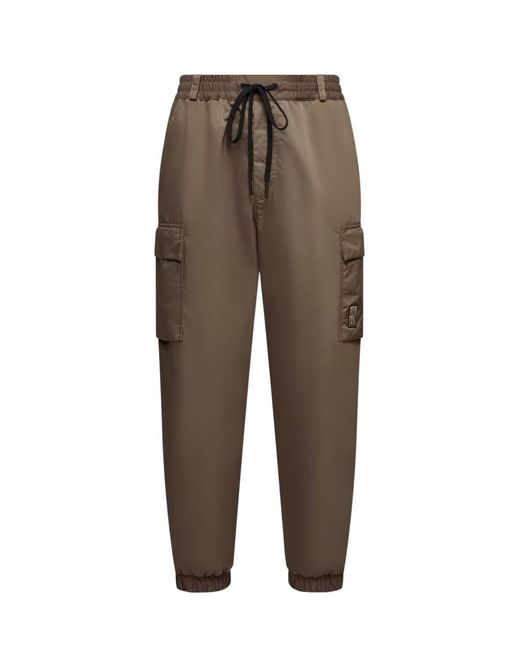 Moncler Green Regular Joggers for men