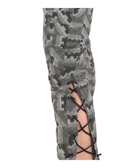 DIESEL Black Regular Capris