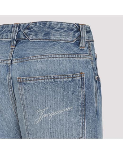 Jacquemus Blue Wide-Leg Jeans