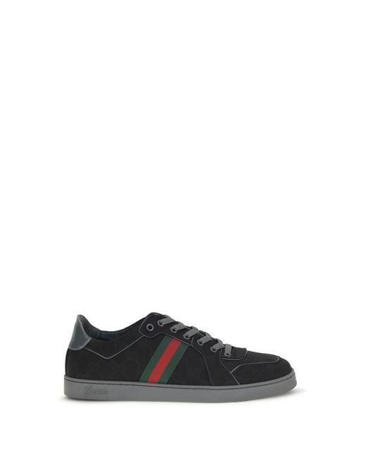 Gucci Black Round-Toe Sneakers for men