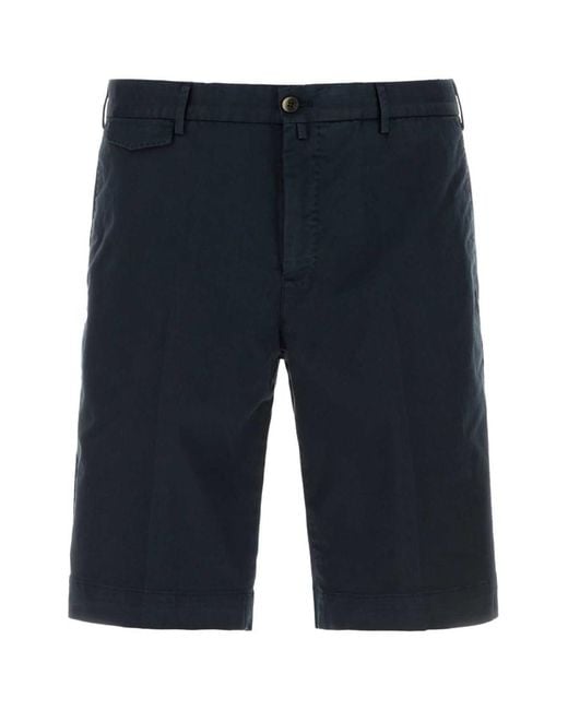PT Torino Blue Solid Shorts for men