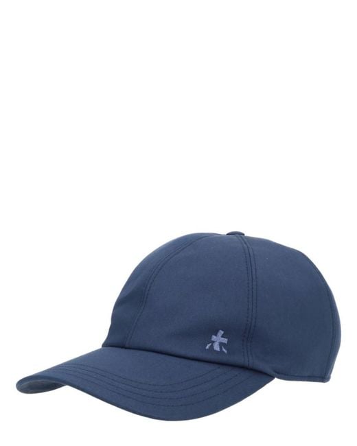 Premiata Blue Logo Solid Baseball Hat for men
