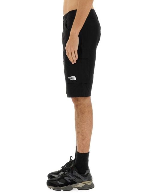 The North Face Black Solid Shorts for men