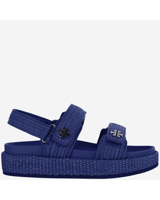 Tory Burch Blue Open Toe Sandals