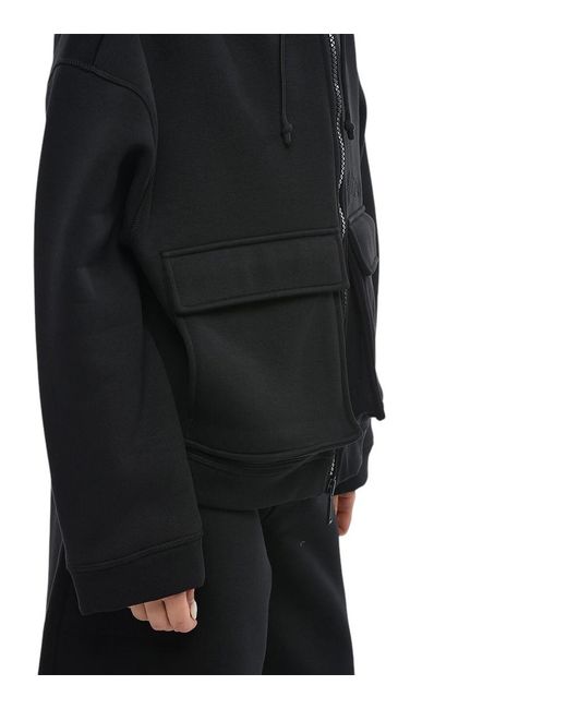 DSquared² Black Solid Hood Sweatshirt