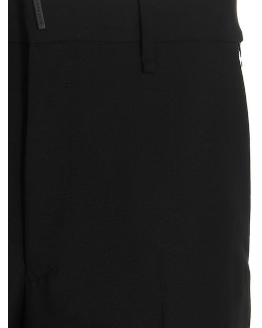 Givenchy Black Flat Front Pants for men