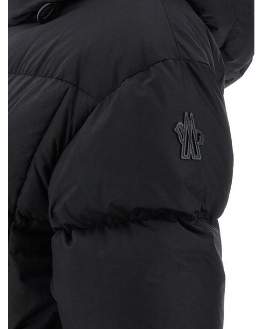 Moncler Black Nisene Nylon Down Jacket