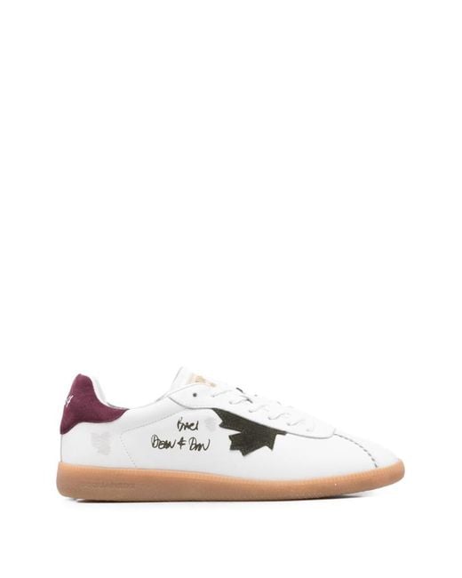 DSquared² White Leather Sneakers for men