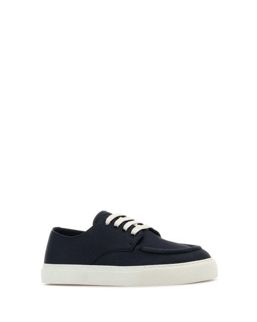 Prada Black Leather Sneakers for men