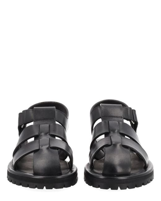 Studio Nicholson Black Solid Sandals