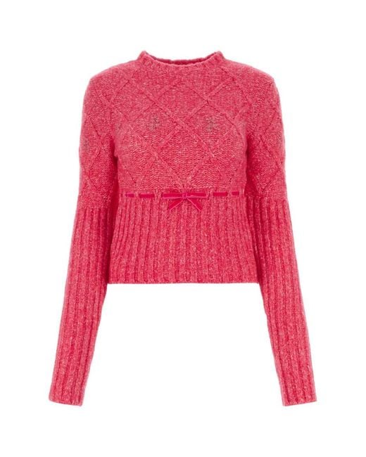 Cormio Red Wool Blend Sweater