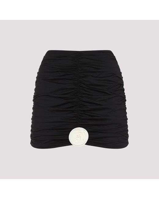 LaRevêche Black Polyamide Skirt