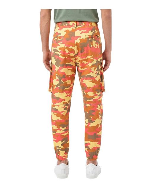 DSquared² Orange Slim Cargo Pants for men