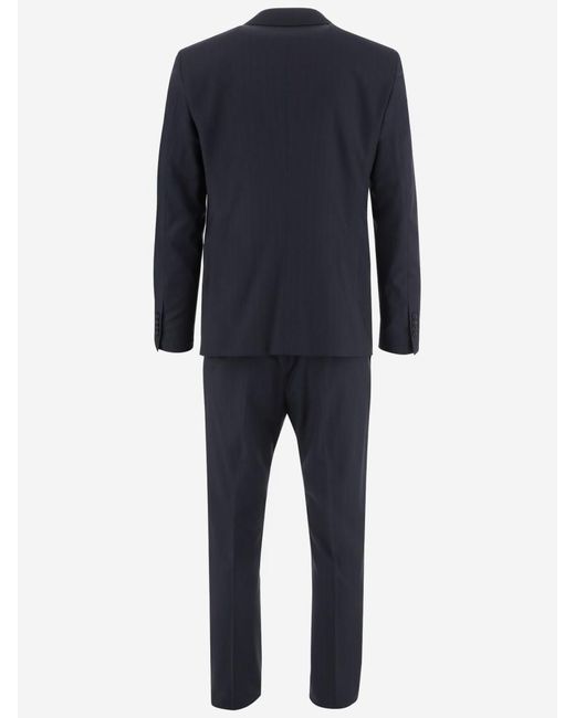 Tagliatore Blue Single-Breasted Suit for men