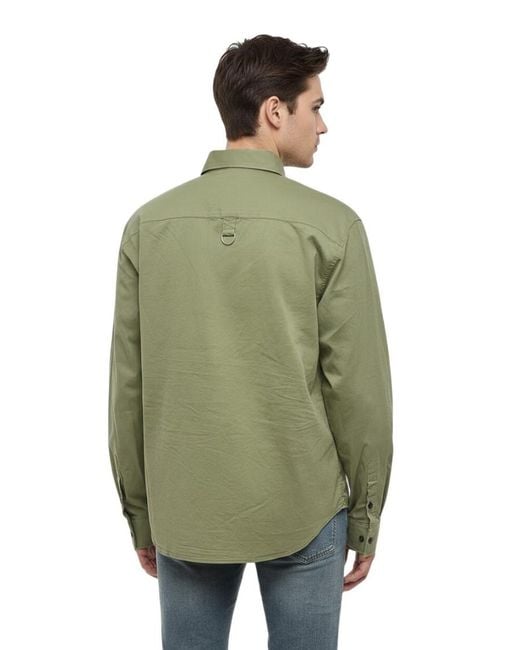DSquared² Green Regular Logo Shirt for men