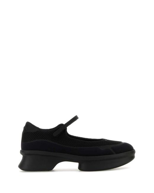 Prada Black Slip On Ballet Flats