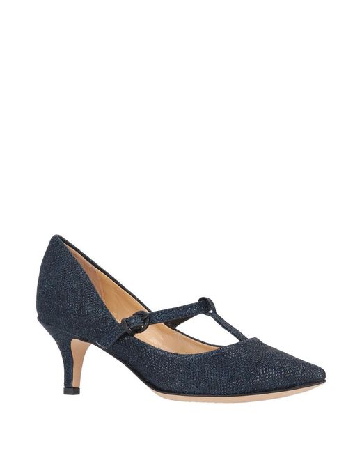 LA ROSE Blue Pointed-Toe Pumps