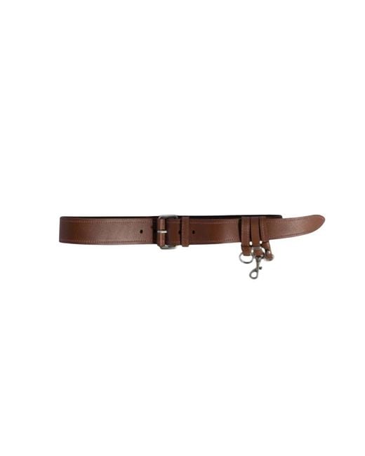 Miu Miu Brown Solid Belt