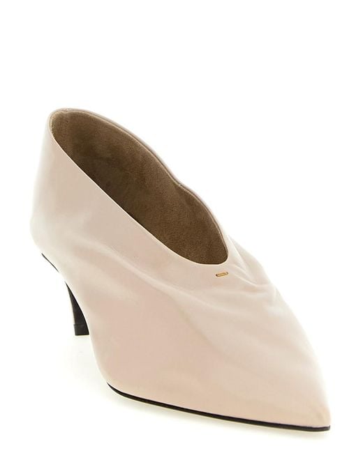 Khaite Natural Pointed Toe Pumps