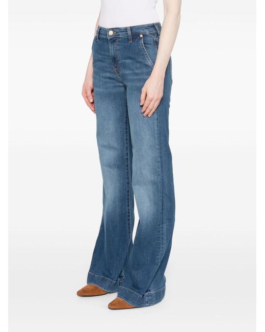 7 For All Mankind Blue Modern Dojo