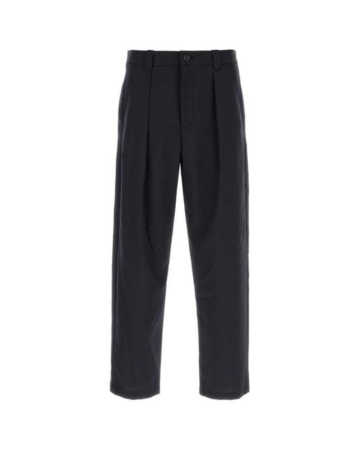 A.P.C. Blue Pleated Pants for men