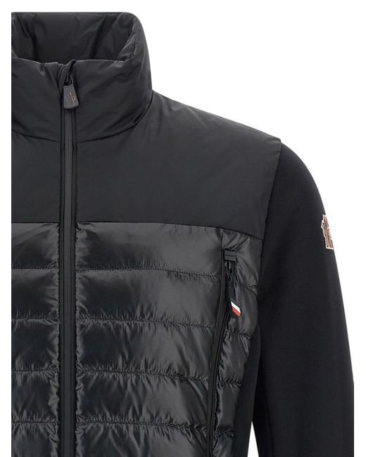 Moncler Black Quilted Jacket for men