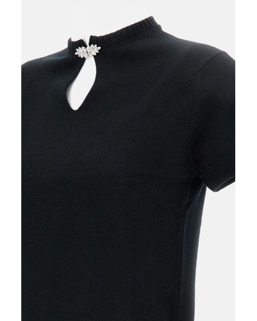 Barrie Black Knitted Top