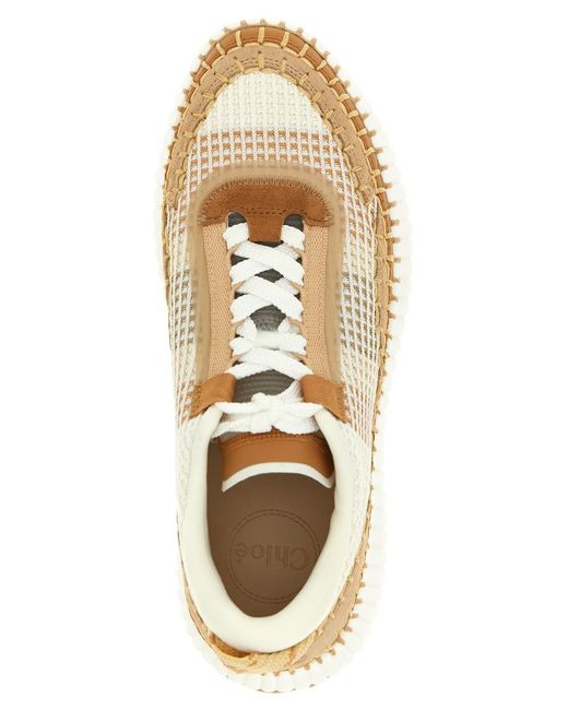 Chloé Natural 'Nama' Sneakers