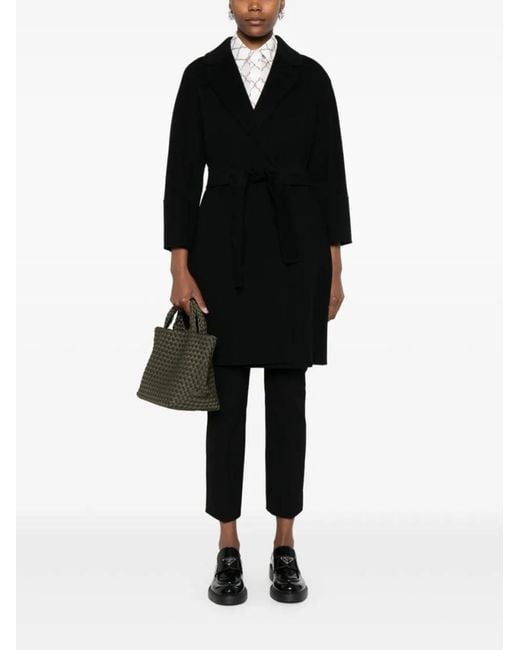 Max Mara Black Cappotto
