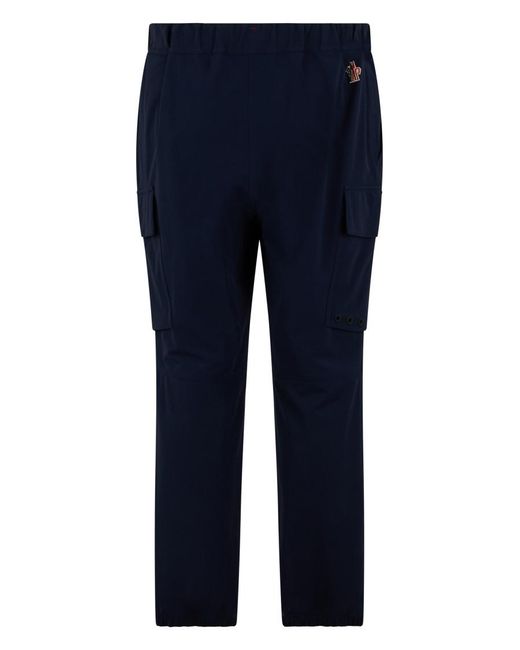 Moncler Blue Trousers Technical Polyamide for men